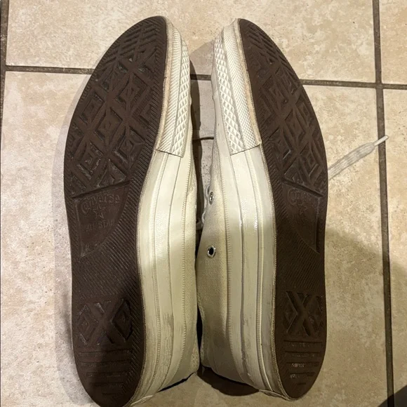 Play/Converse Cream Sneakers - Picture 3 of 5